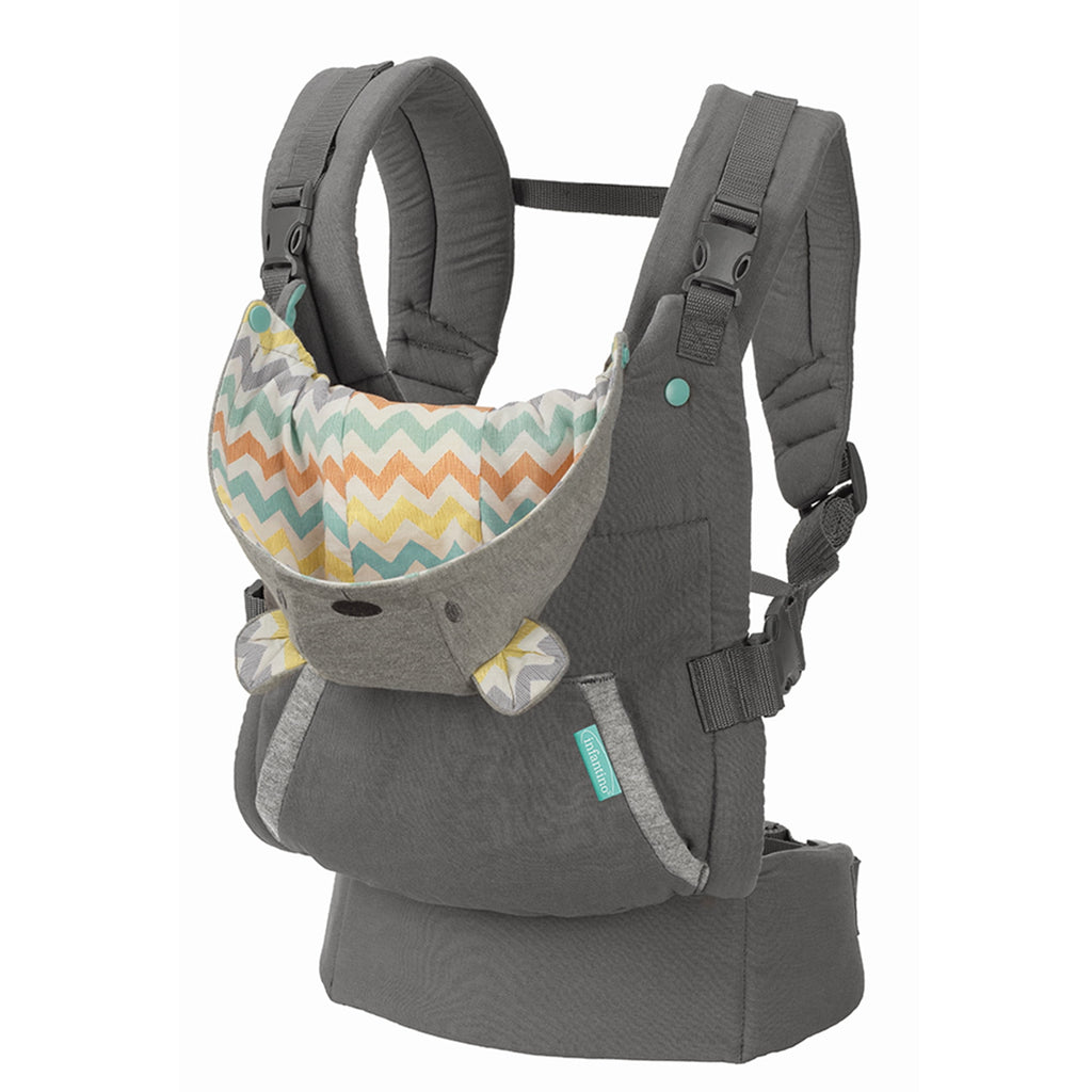 Infantino Cuddle up Ergonomic Hoodie Baby Carrier-BZ-2248-8