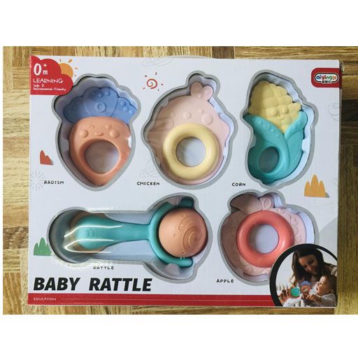 BT51-Baby Rattle & Teether - 5-Pcs