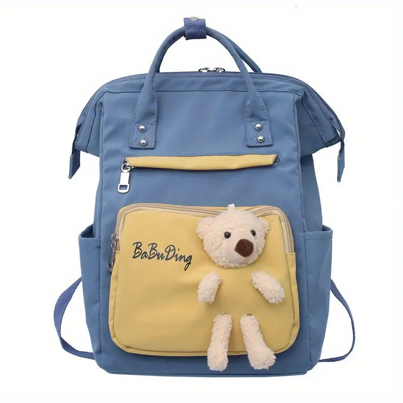 Cut Bear Mom Bag Maternity Backpack Blue-DB200