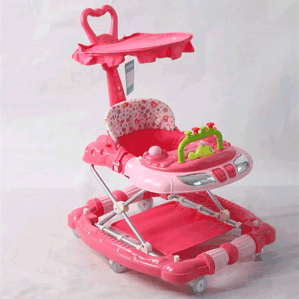 3 in 1 Baby walker With Rocker and Roof 2356