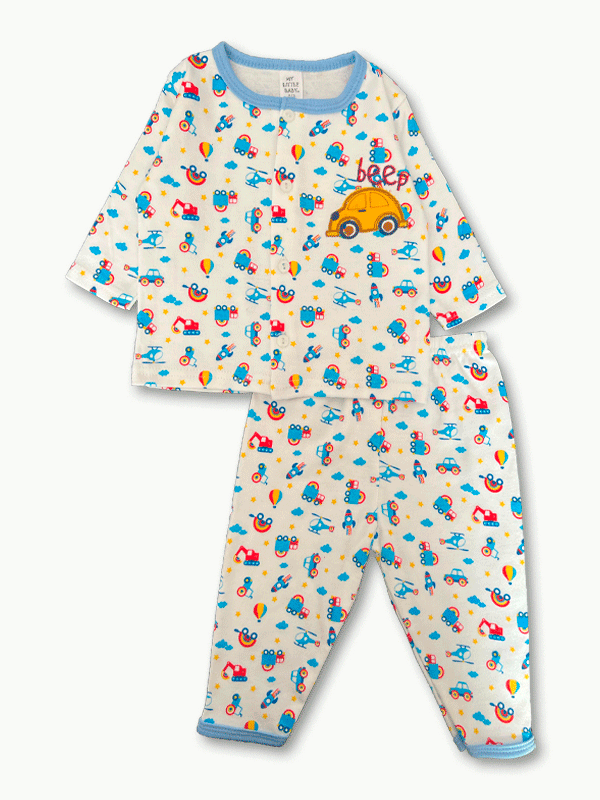 Beep Unisex 2 Pc Cotton 0-9M