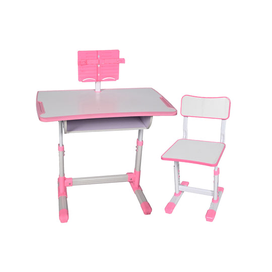 Kids Portable Study Table & Chair Pink 432-5