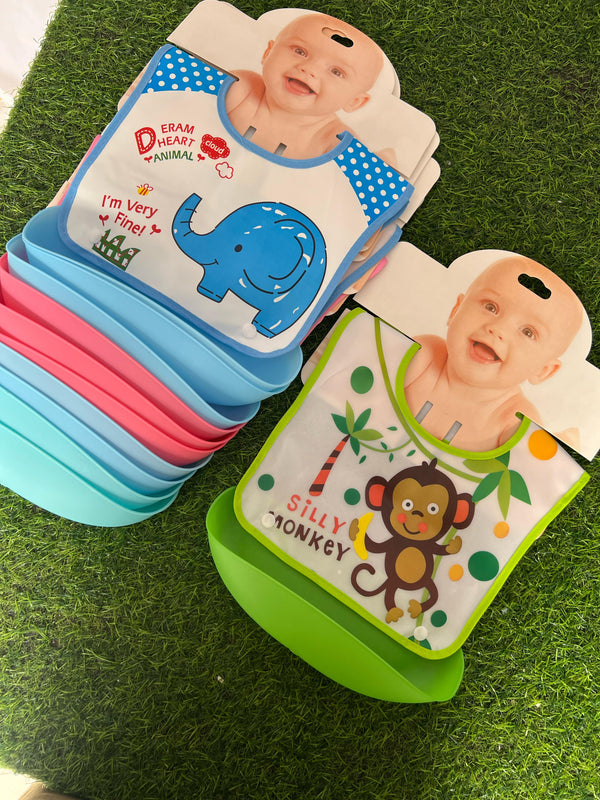 Detachable Tray Bibs