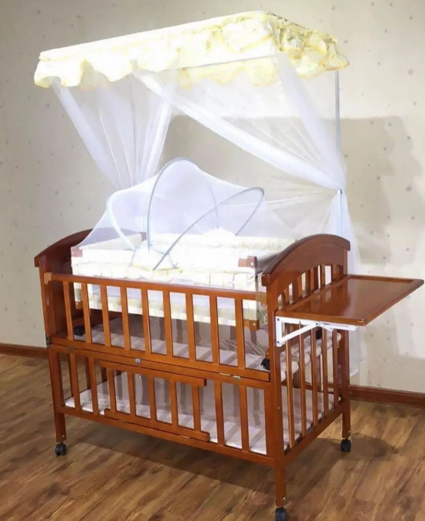 SereneSleep Baby Wooden Cot-BZ-612