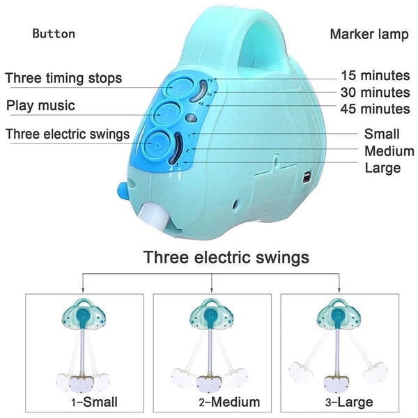 Baby Craddle electric Swing & Bed-BZ-P808