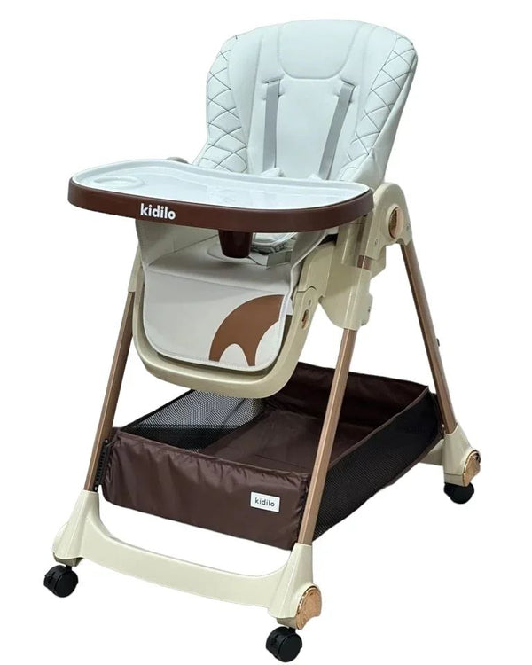 Kidilo High Chair Seat & High Adjustable Premium Quality-AQ-KT908