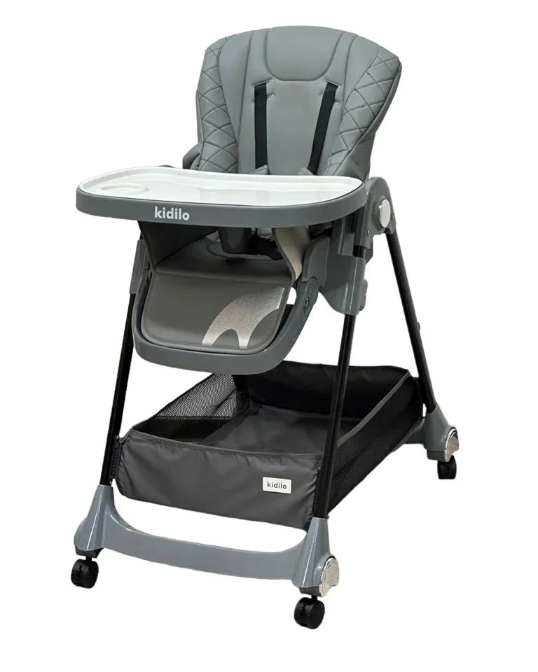 Kidilo High Chair Seat & High Adjustable Premium Quality-AQ-KT908