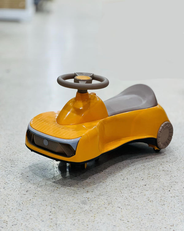 Auto Swing Car WIth Light & Music Orange BZ-BB06