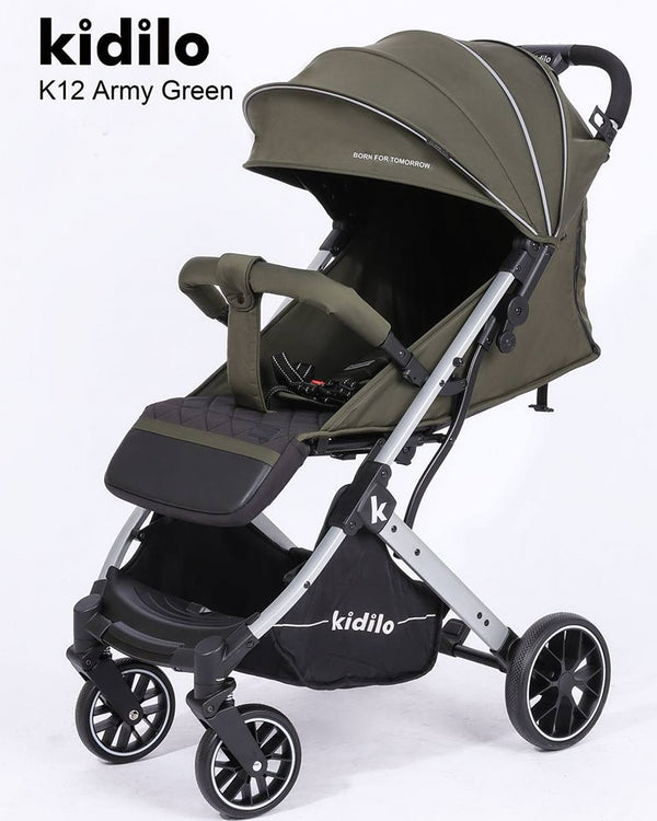 KIDILO Ultra Premium Slim Folding Baby Stroller-AQ-K12