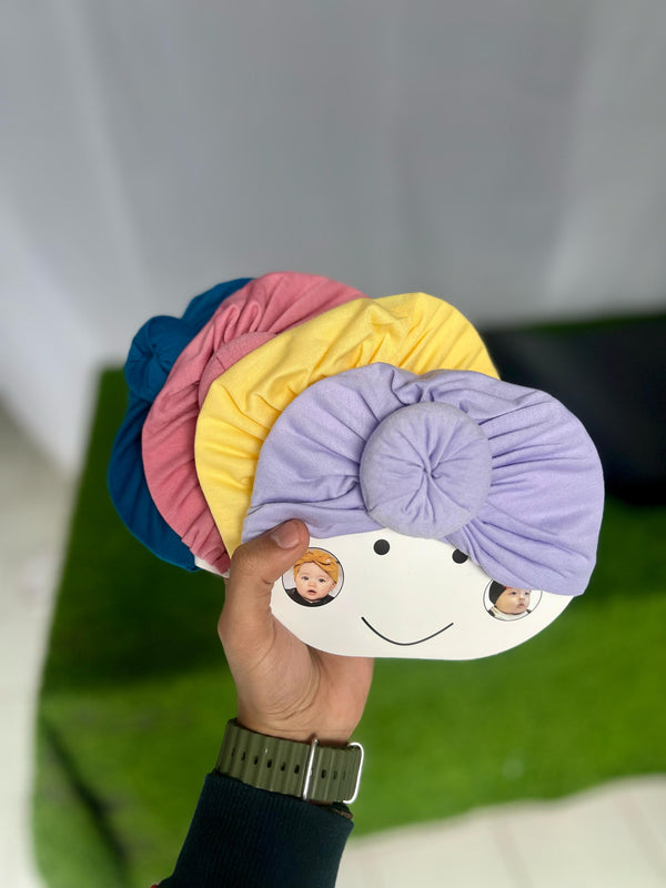 Solid Turban Cap