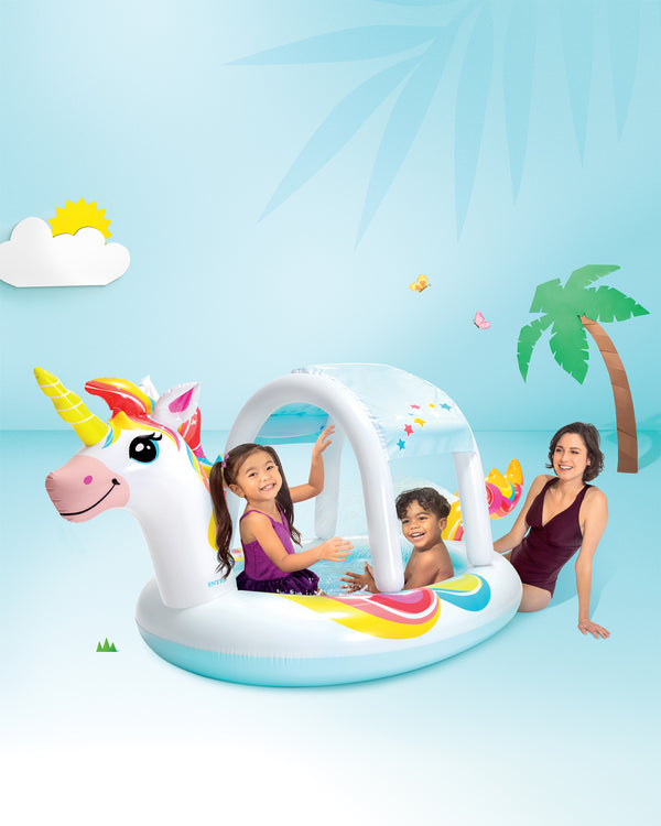 Unicorn Inflatable Spray Kiddie Pool 58435
