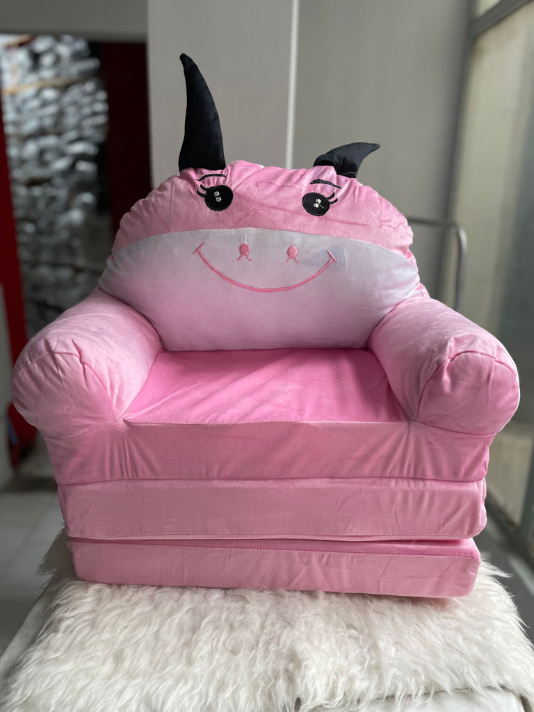 Sofa Cum Bed-Pink Cow