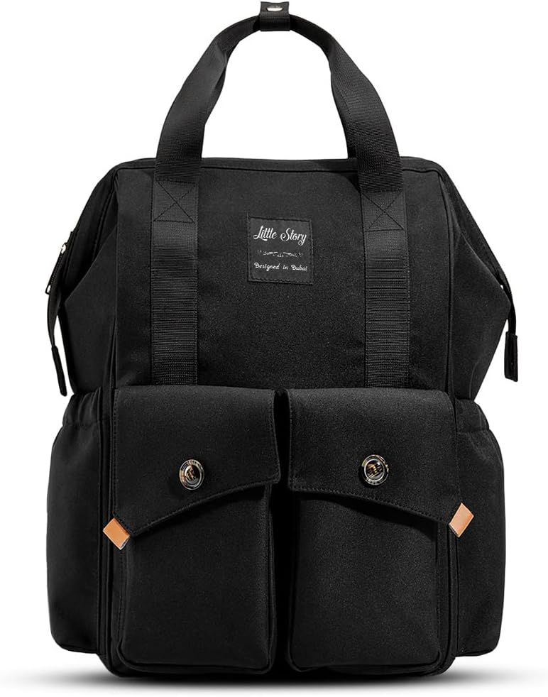 DB188-Little & Luke Bag w/ Hooks-Black