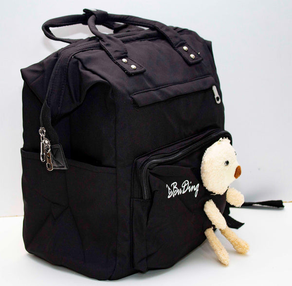 Cut Bear Mom Bag Maternity Backpack Black-DB199