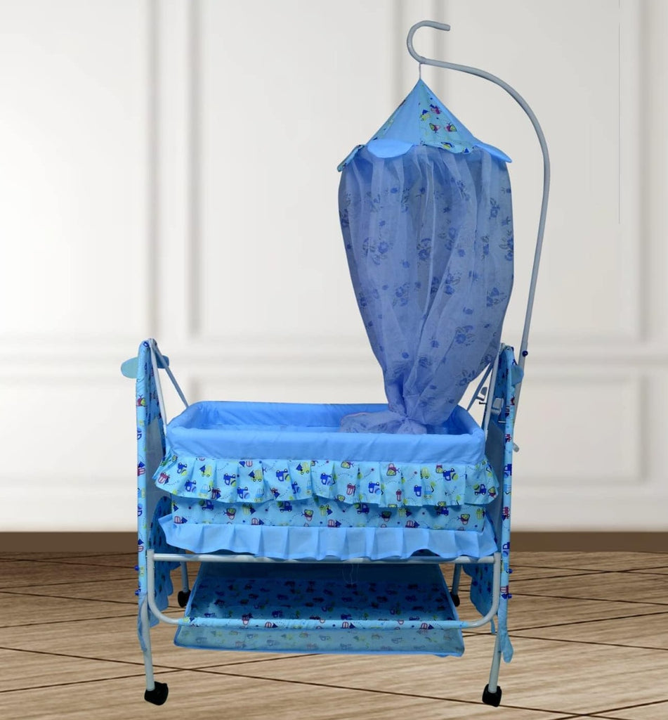 New Born Baby Cradle Blue-9282