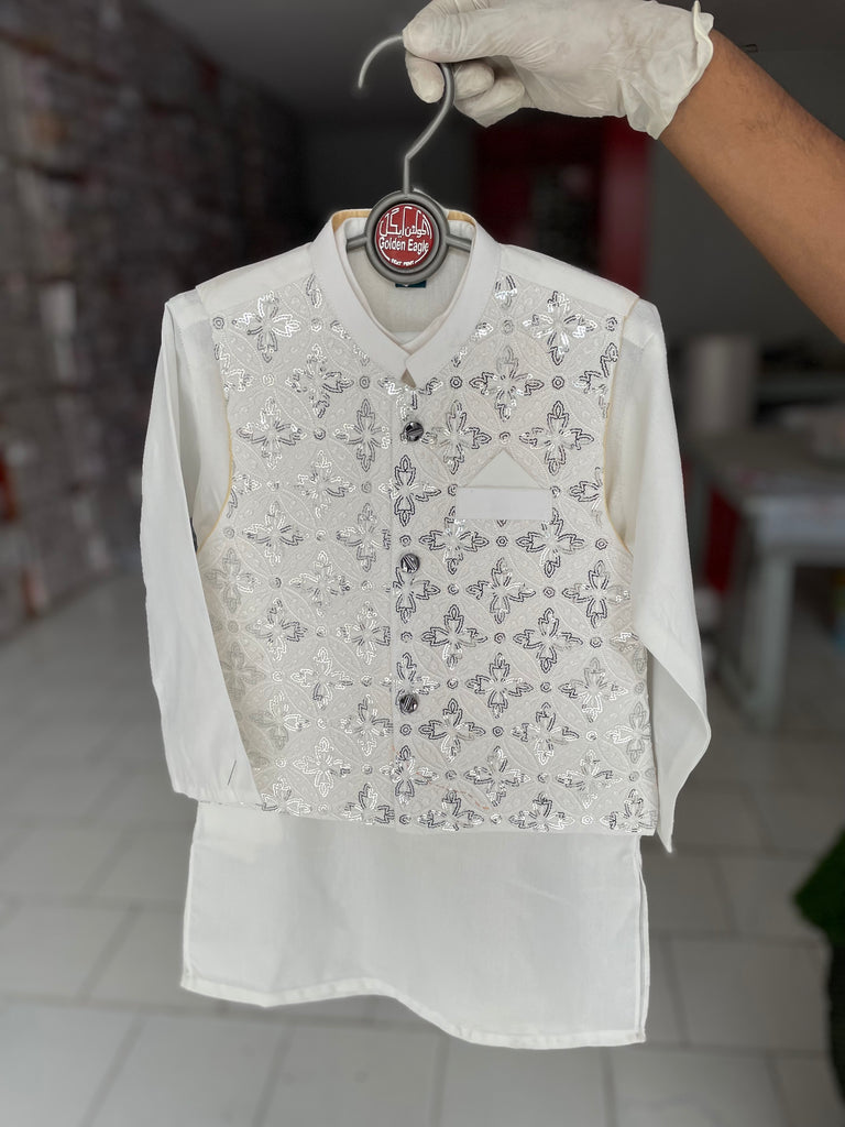 SK50-Shalwar Kamiz with Waistcoat