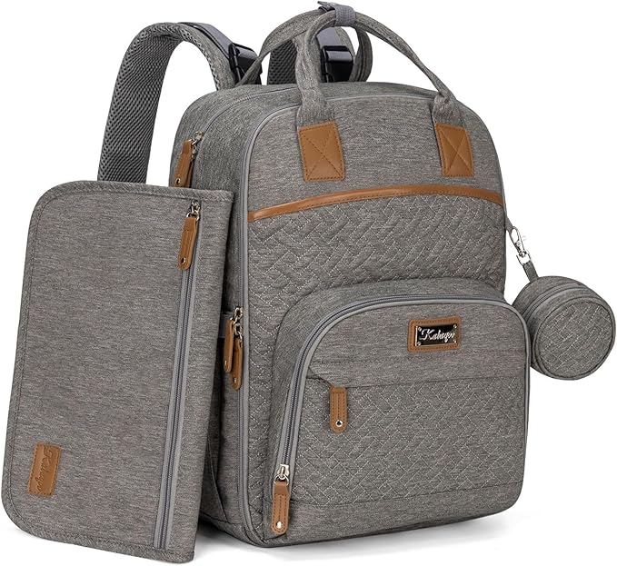 DB186-KABAQOO Baby Diaper Bag Backpack