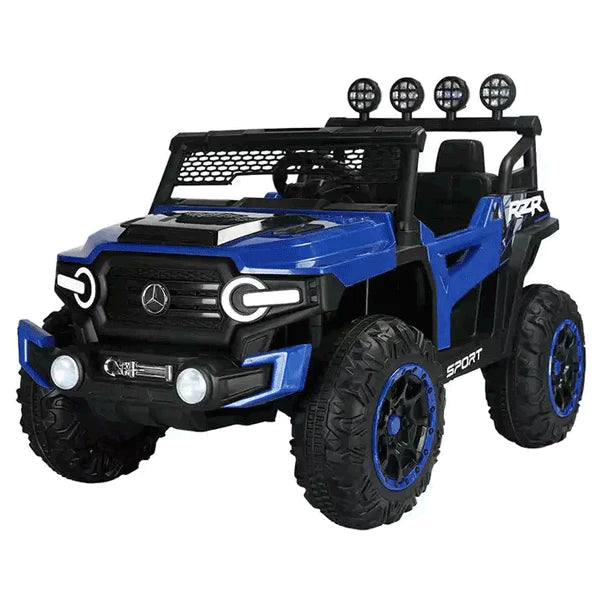 Mercedes Ride-On Jeep Battery Operated-Blue-BZ-J999