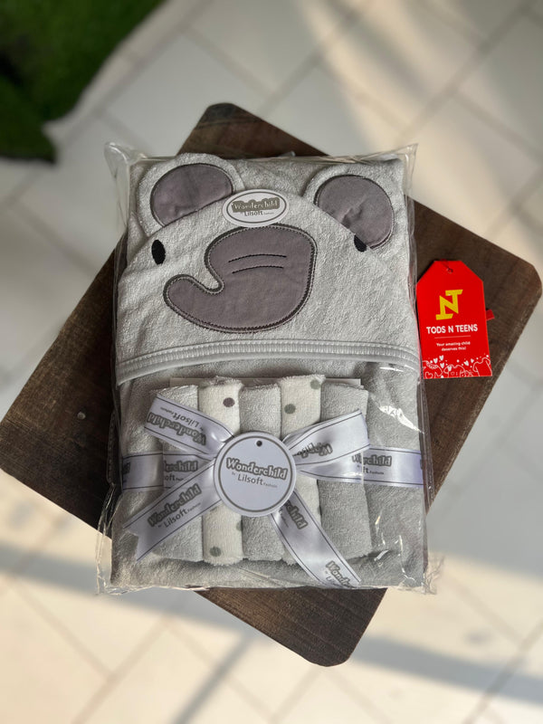 Cute Elephant Towel Set