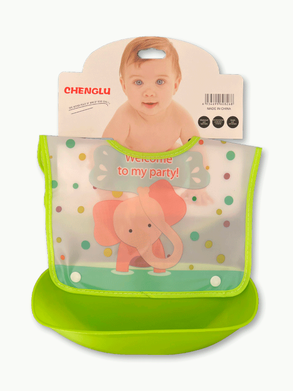 Detachable Tray Bibs