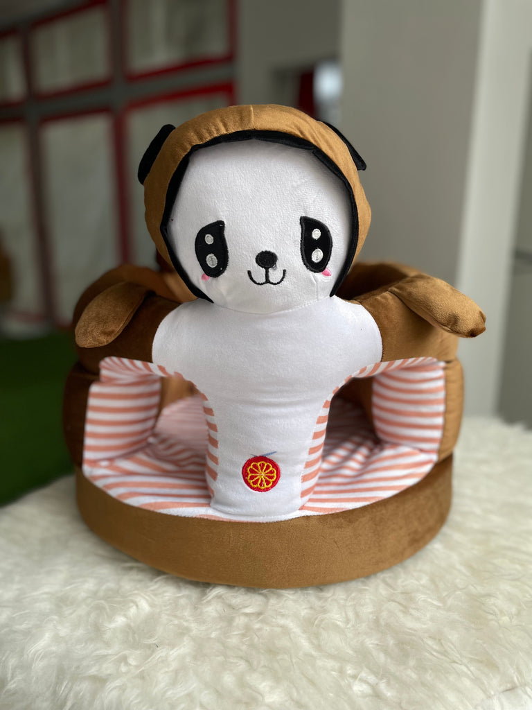 Round Baby Chair-Brown Panda