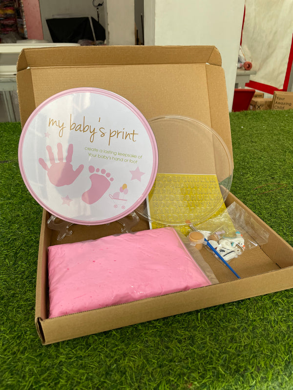 Baby DIY Handprint & Footprint Frame Kit