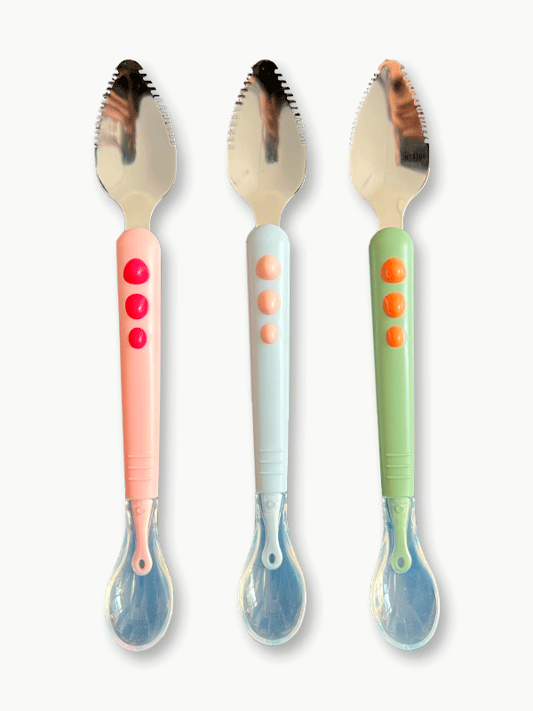 FE128-Scrapping Spoon Double Sided