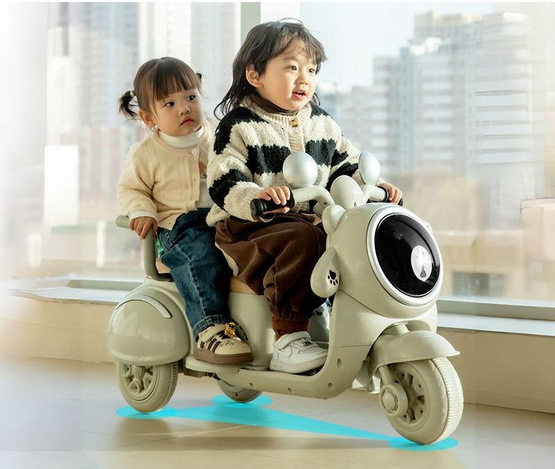 Electric Double Seat Kids Scooter-M6619