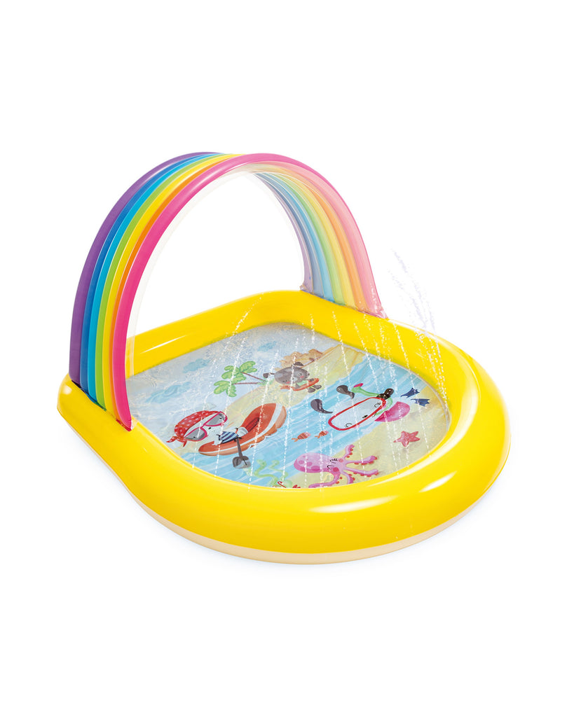Rainbow Arch Inflatable Spray Kiddie Pool 57156