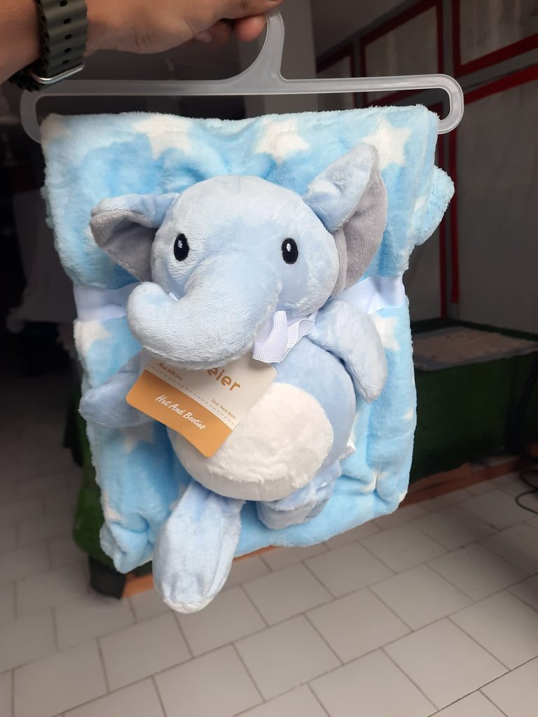 SHT381- Plush blanket with Stuff Toy