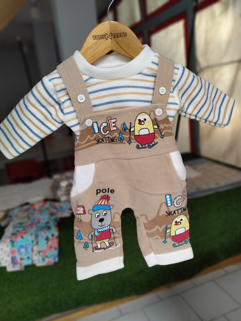 N562-Fleece Dungaree