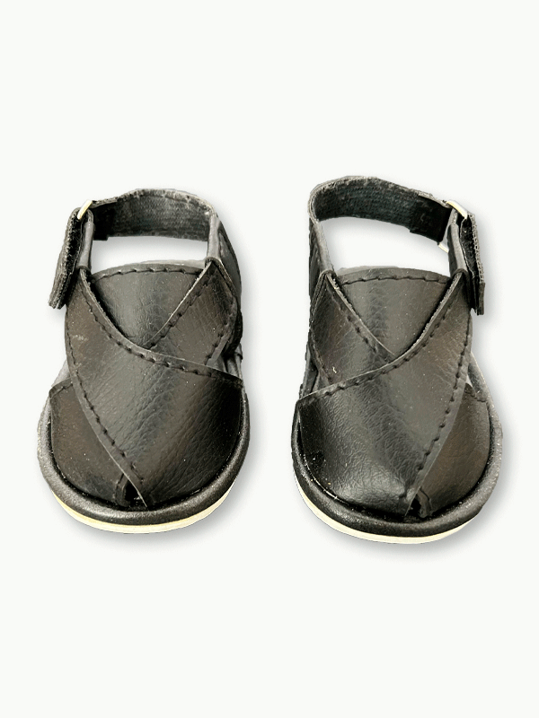 Black Peshawari Sandal (0-12M)