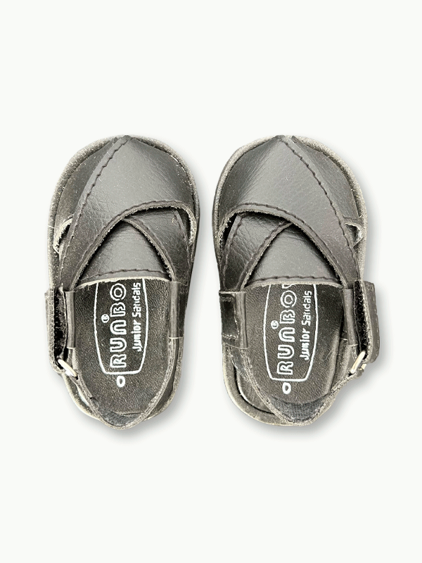 Black Peshawari Sandal (0-18M)