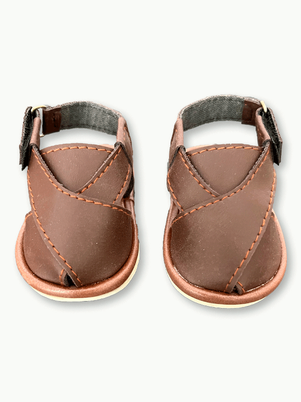 Chocolate Peshawari Sandal (0-12M)