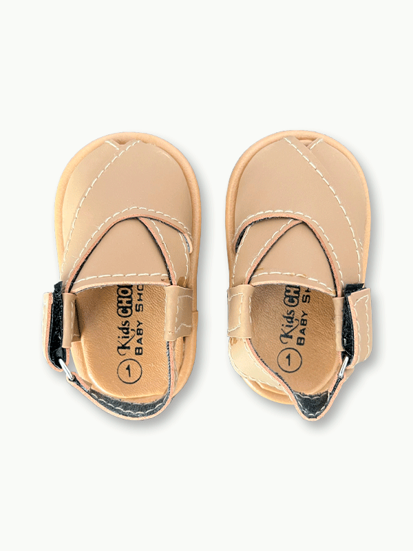 Beige Peshawari Sandal (0-12M)