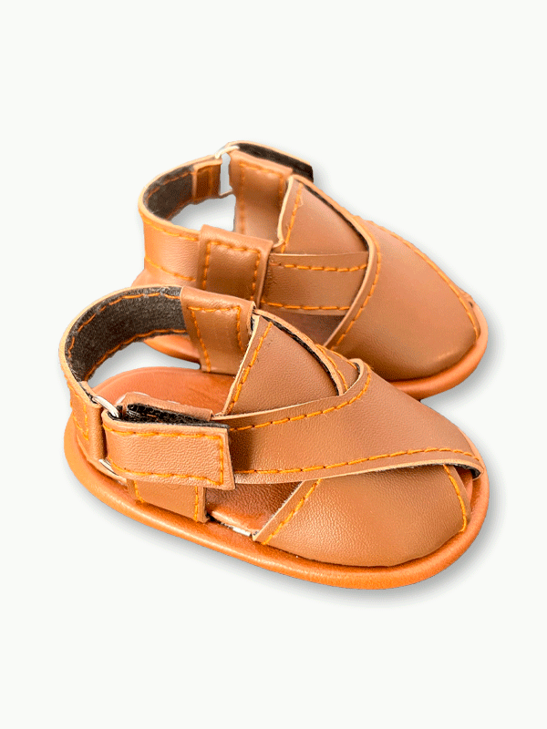 Camel Peshawari Sandal (0-12M)