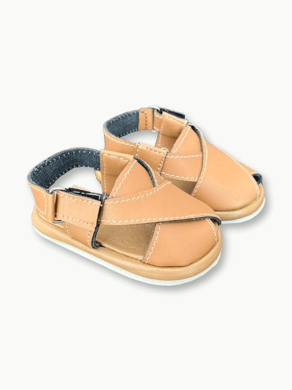 Coffee Peshawari Sandal (0-12M)