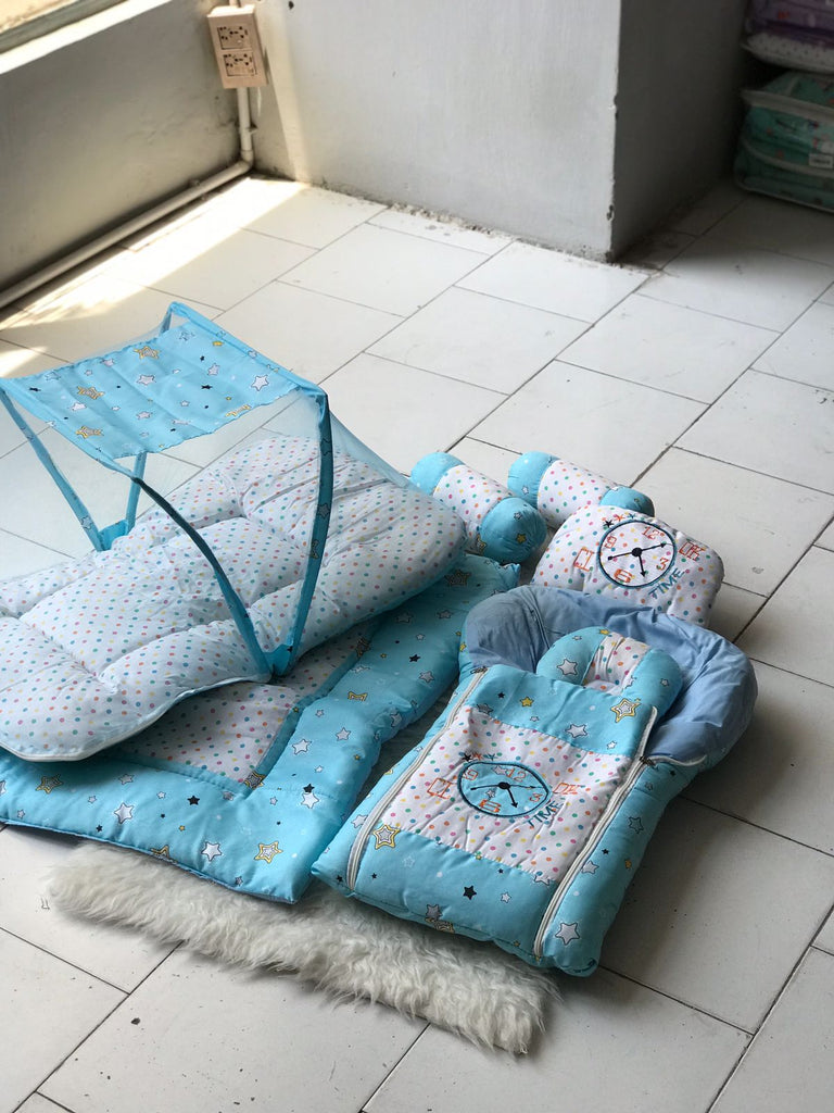 Star Print Bed Set 8 Pieces