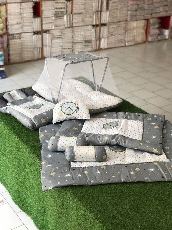 Star Print Bed Set 8 Pieces