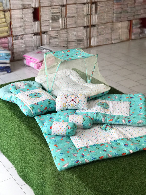 Marine Print Bed Set 8 Pieces