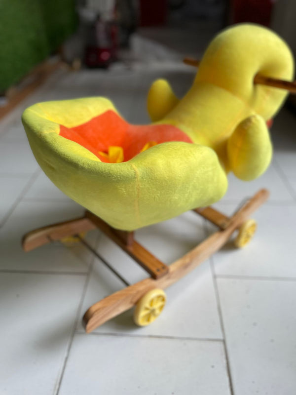 2in1 ride Rocker for Children Yellow Duck-BZ