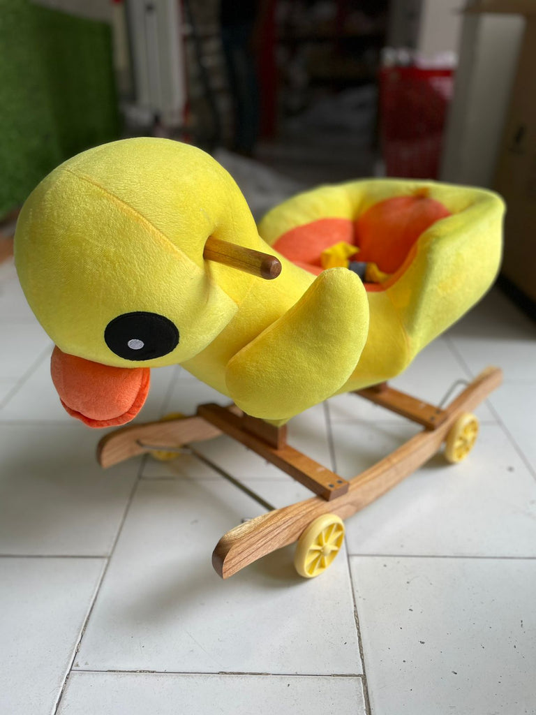 2in1 ride Rocker for Children Yellow Duck-BZ