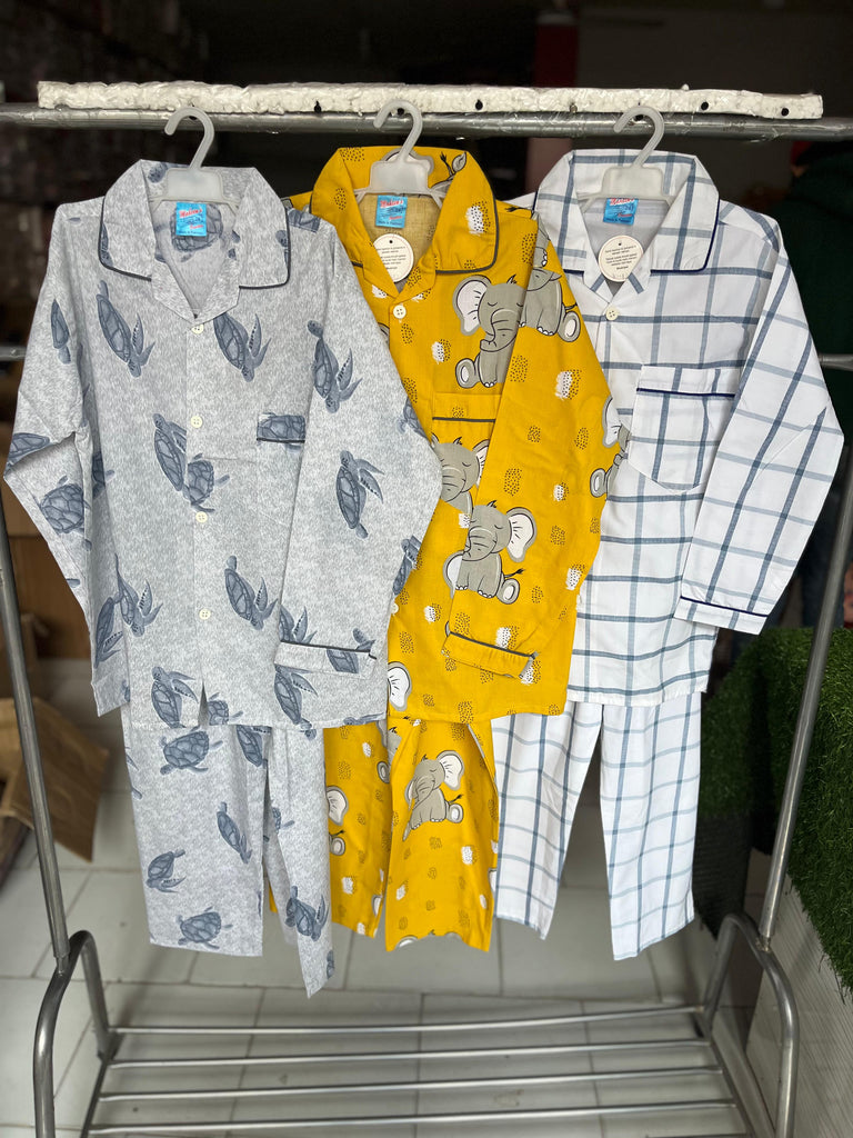 OS44-Assorted Tropical Boy NightSuit (10-14 Years)