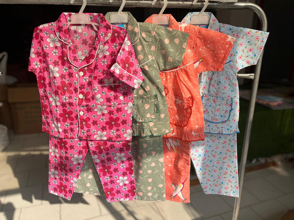 OS61-Assorted Summer Girl NightSuit (2-4 Years)