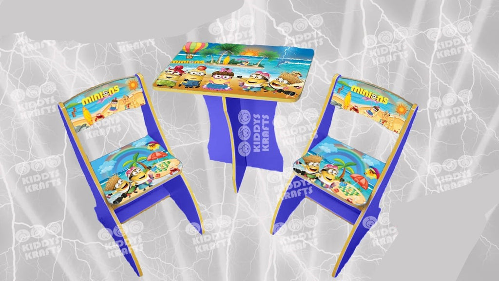 Minions Theme Kids Study Table 297-2