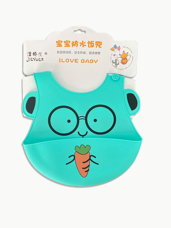 Cartoon Silicone Bib