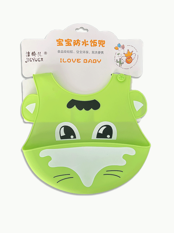 Cartoon Silicone Bib