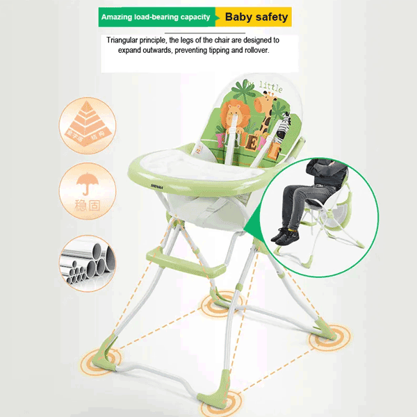 Shenma Feeding High Chair Easy Foldable-AQ-C-008