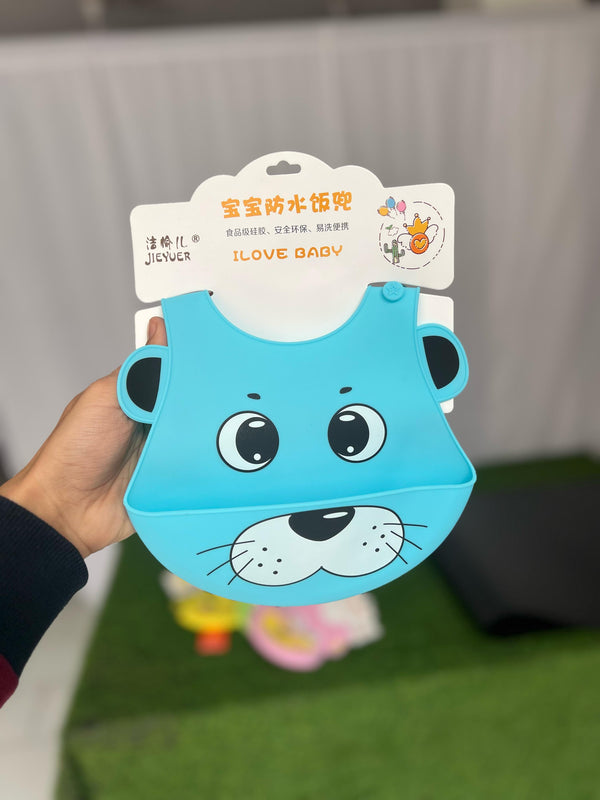 Cartoon Silicone Bib