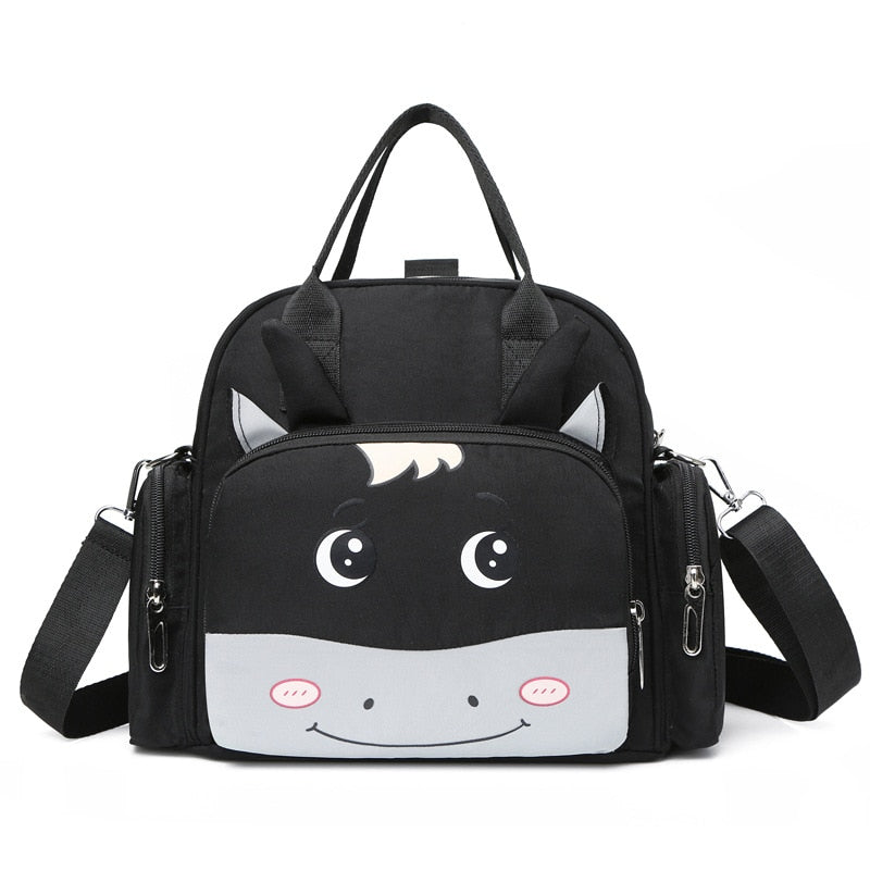 Cute Face Baby Bag Black-DB140